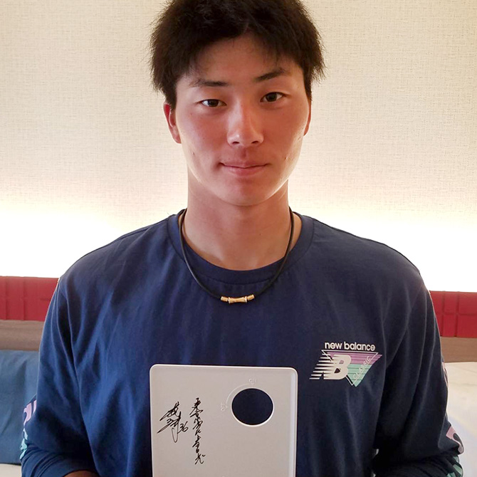 プロ野球 内野手 廣岡 大志選手ご契約いただきました。